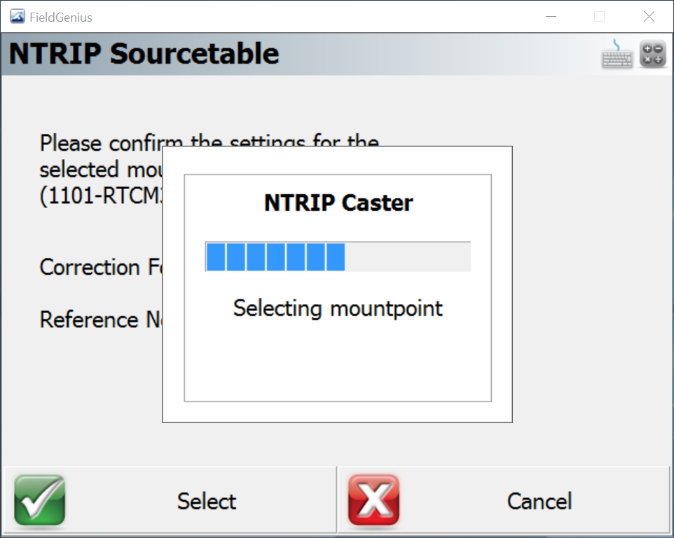 Establishing a Bluetooth PAN connection between FieldGenius and a
