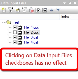 Data Input Files