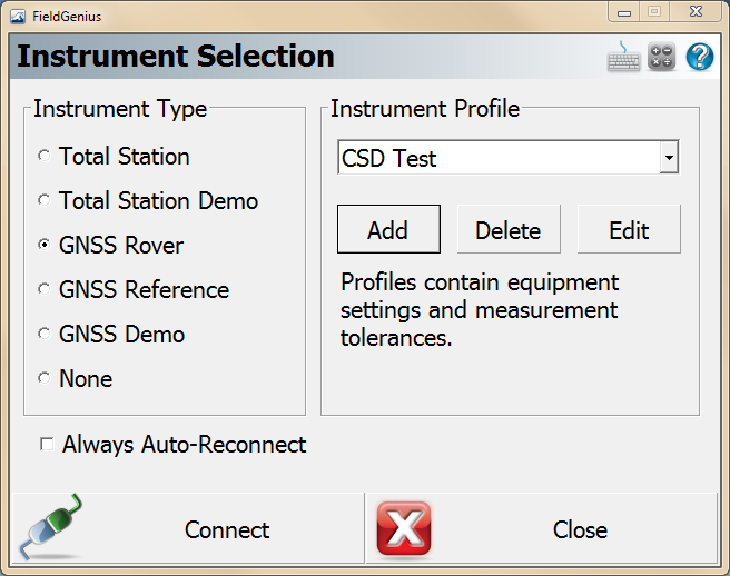 CSD (Circuit Switched Data) Connection Guide MicroSurvey