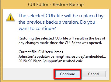Resetting the Workspace in embeddedCAD - MicroSurvey