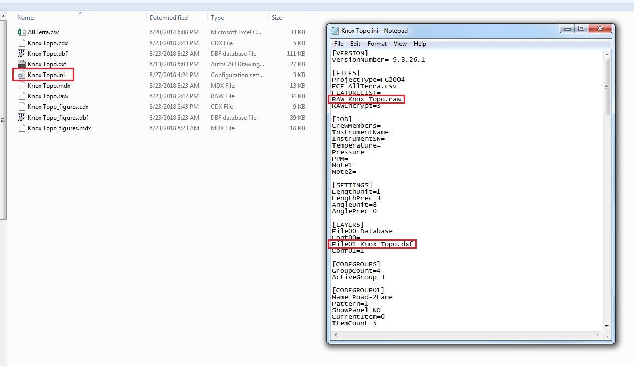 Rename FieldGenius Project MicroSurvey